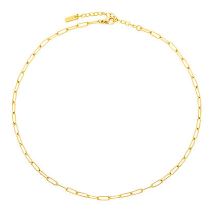 Ayah – Gargantilla Cadena Paperclip Dorada