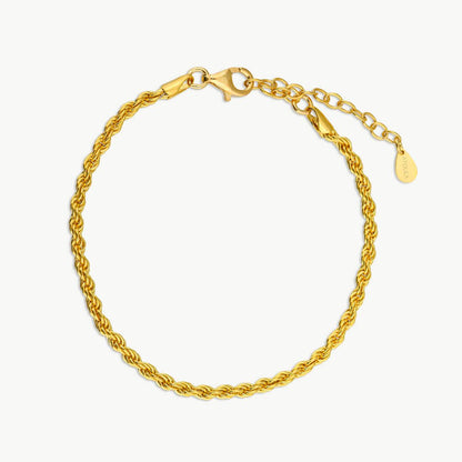 Calvi – Pulsera de Cadena Trenzada Dorada
