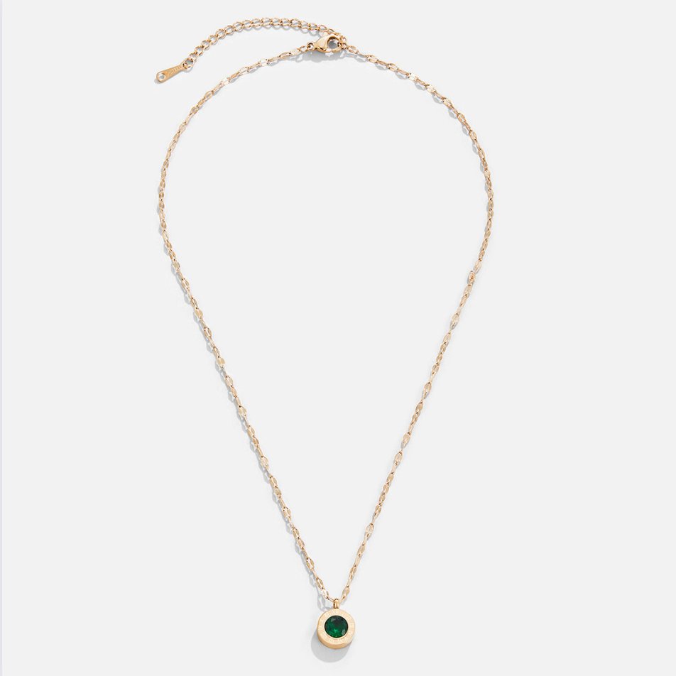 Jihyo – Collar Cristal Verde