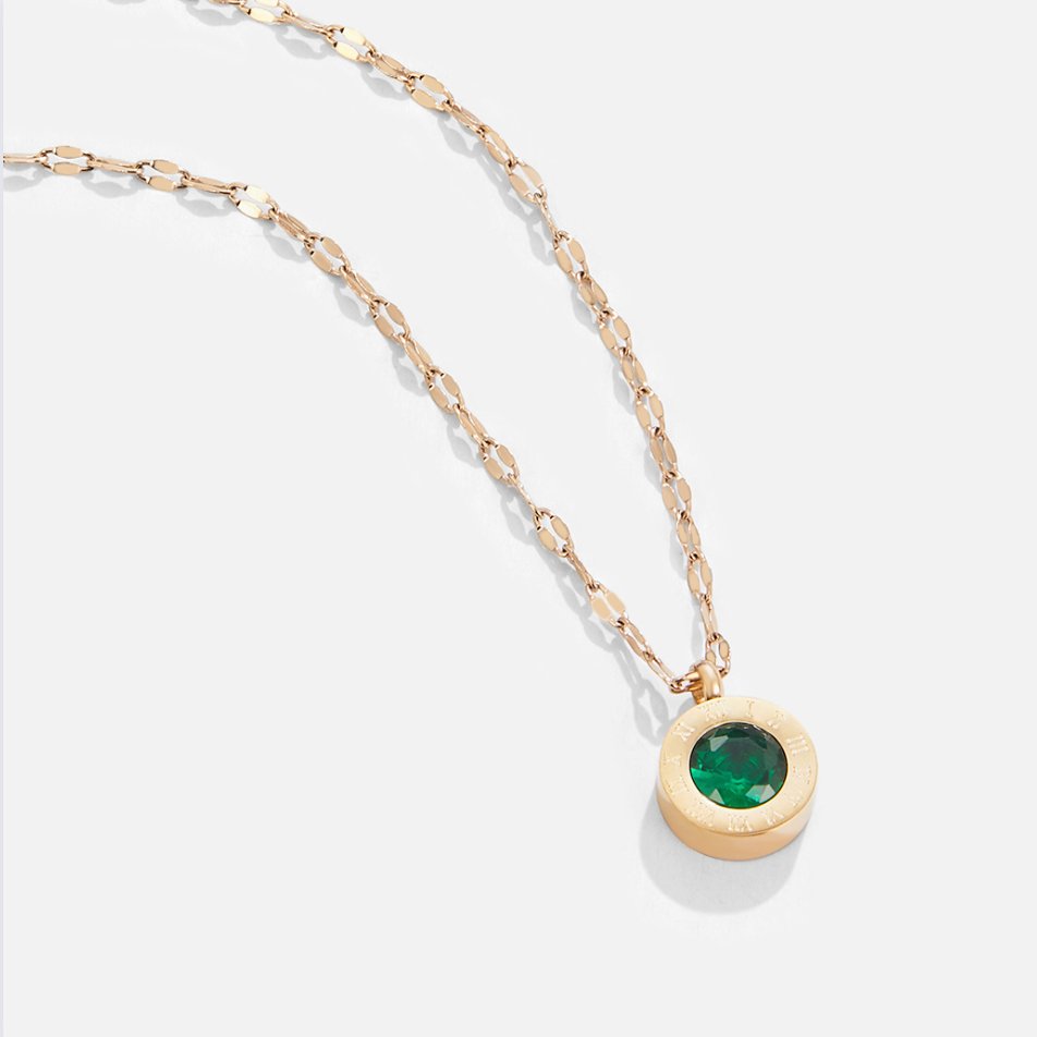 Jihyo – Collar Cristal Verde