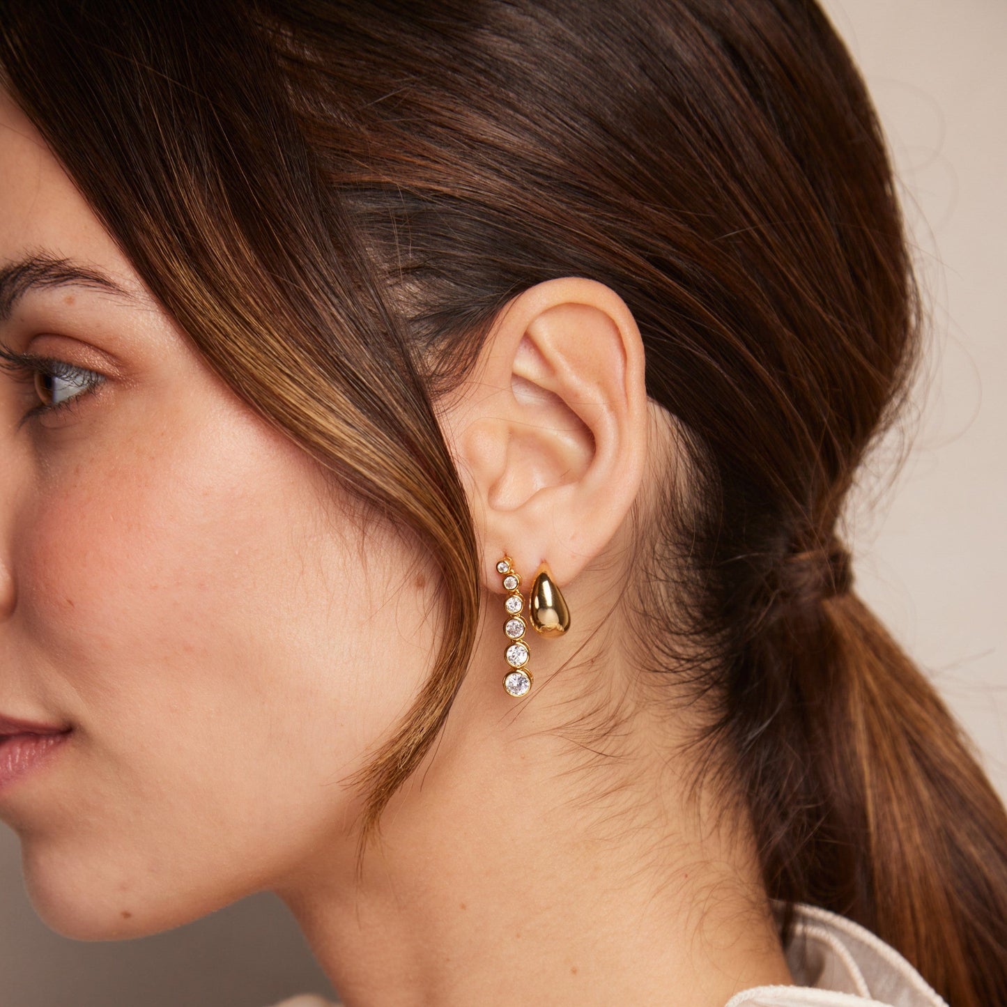 Camille – Pendientes Aros Cónicos
