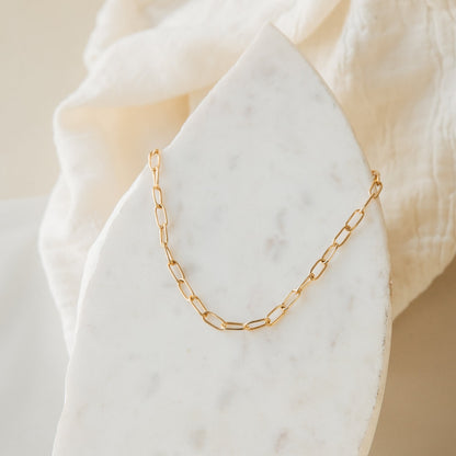 Collar de eslabones con clip - Collar de eslabones en capas