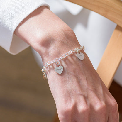 Collar de Corazón Personalizado - Pulsera de eslabones