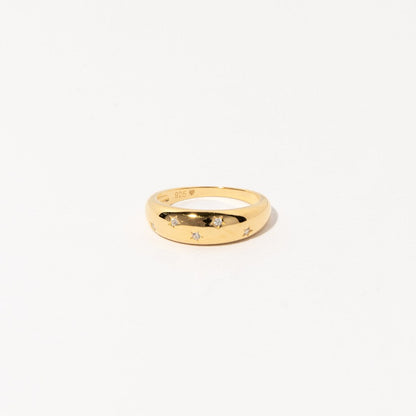 Anillo Estrella - Anillo Sello Cúpula