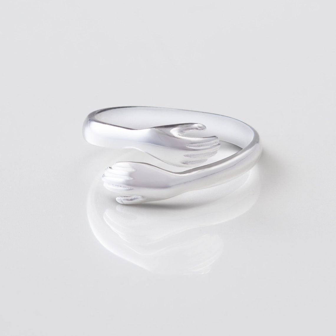 Anillo de Abrazo - Anillo de Mano de Abrazo