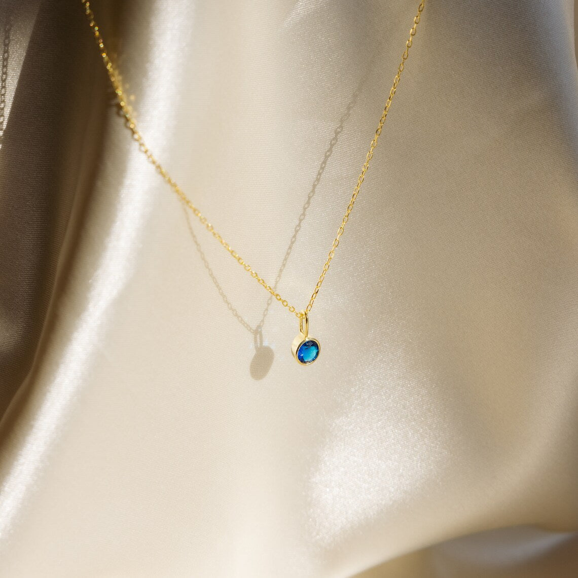 Collar con piedra de nacimiento - Collar con gema
