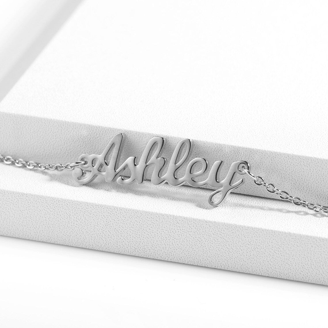 Anillo de tobillo personalizado en oro - Pulsera de tobillo con tu nombre