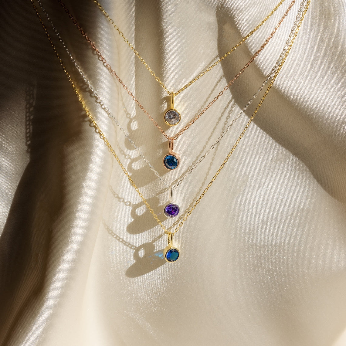 Collar con piedra de nacimiento - Collar con gema