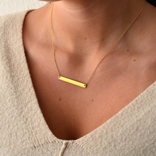 Name Bar Necklace - Collar de Barras Personalizado