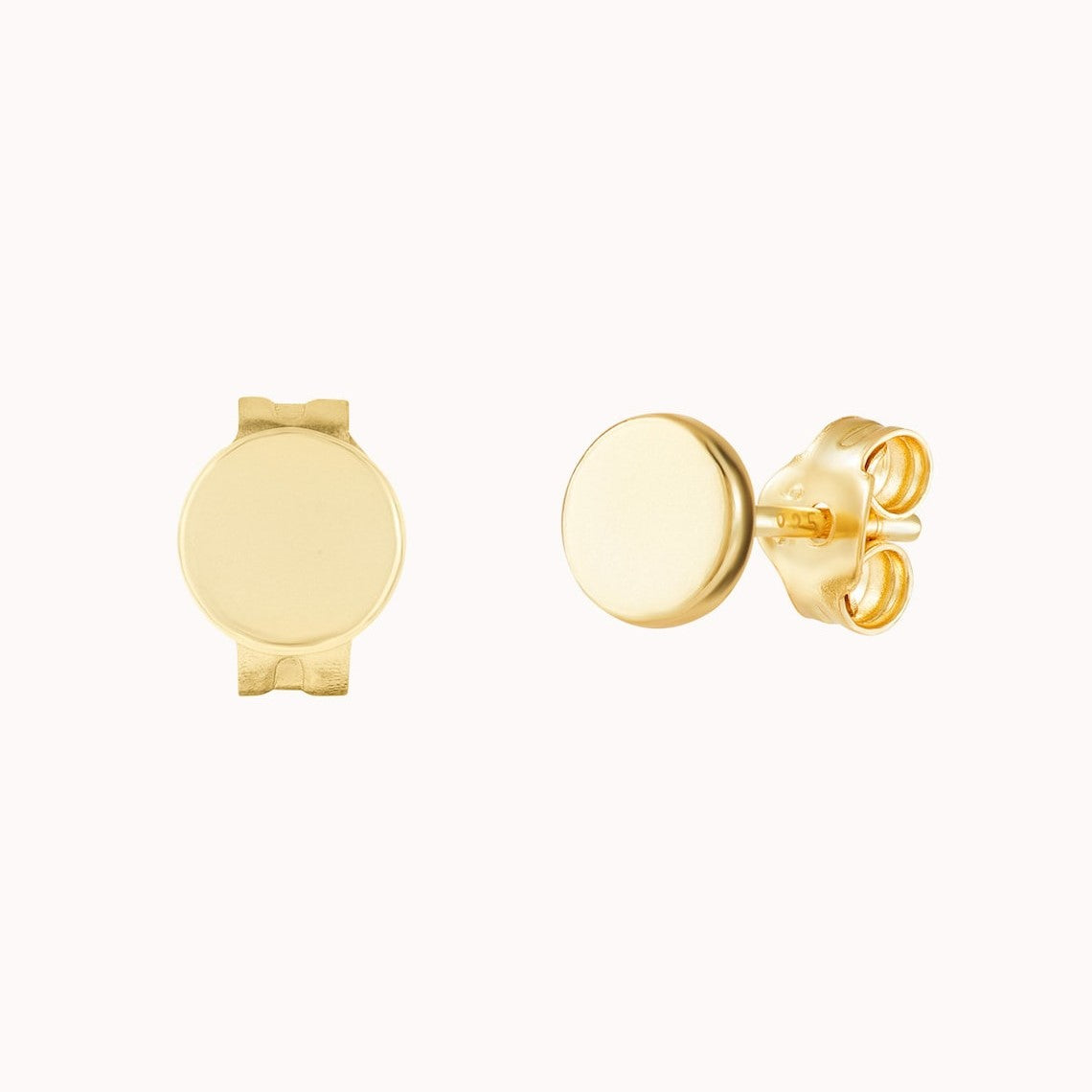 Tiny circle dot - Pendientes minimalistas