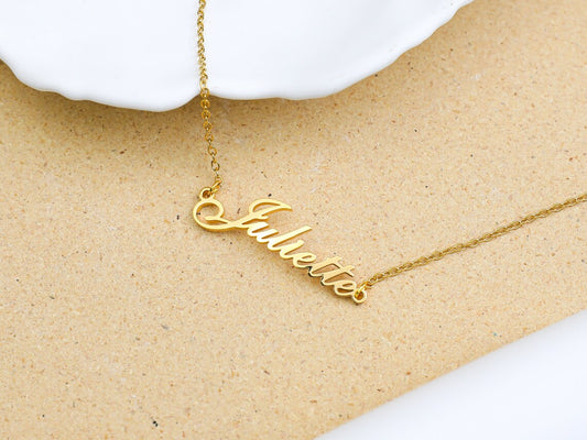 Anillo de tobillo personalizado en oro - Pulsera de tobillo con tu nombre