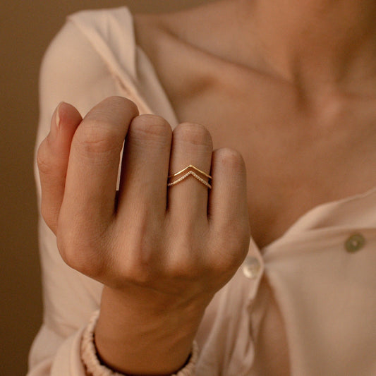Eva – Conjunto de Anillos Apilables Curvos