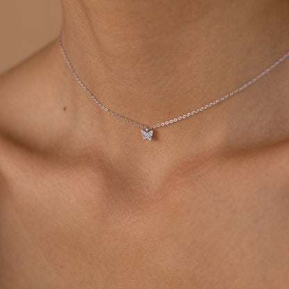 Mandy – Collar Mariposa Pavé
