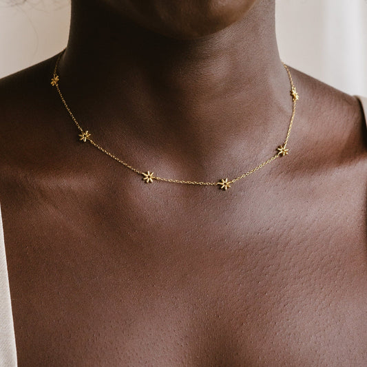 Collar Blumenkind - Cadena de Perlas Margarita