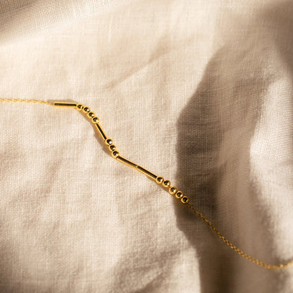 Leanie – Collar Código Morse Personalizado
