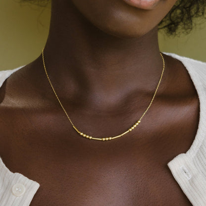 Leanie – Collar Código Morse Personalizado