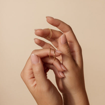 Conjunto de anillos delgados - Anillos apilados