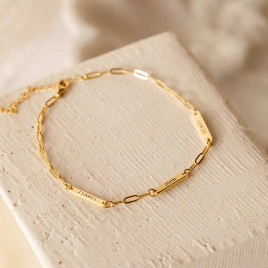 Shay – Pulsera Mini Placa Personalizada