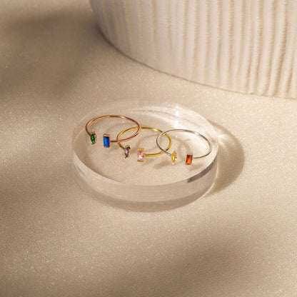 Diana – Anillo Dúo Marquise y Baguette