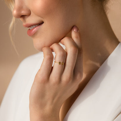 Diana – Anillo Dúo Marquise y Baguette