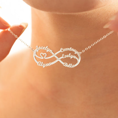 Collar Infinity Personalizado - Collar de Nombre Infinito