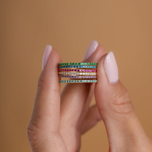 Shay – Anillo Piedra de Nacimiento a Eternidad