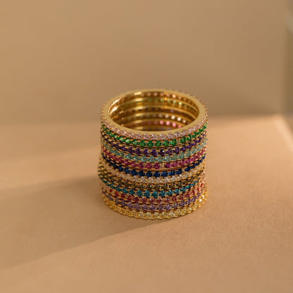 Shay – Anillo Piedra de Nacimiento a Eternidad