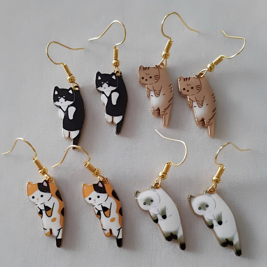 Kate – Pendientes Colgantes Gato