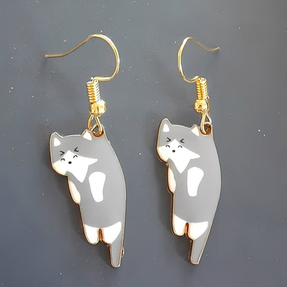 Kate – Pendientes Colgantes Gato