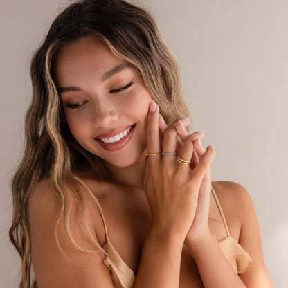 Amelie – Anillo Fino en Jade