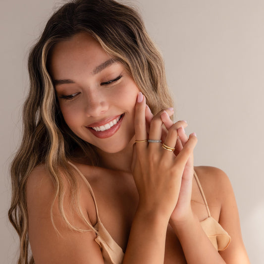 Amelie – Anillo Fino en Jade