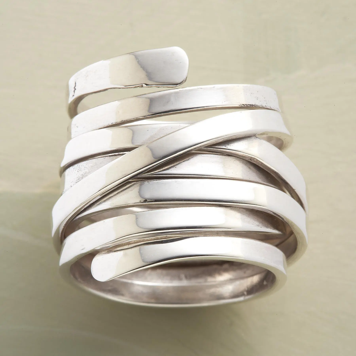 Bliss – Anillo Vintage Grueso en Plata