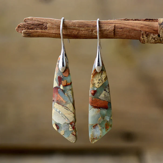 Maelis – Pendientes de Piedras Naturales Únicas