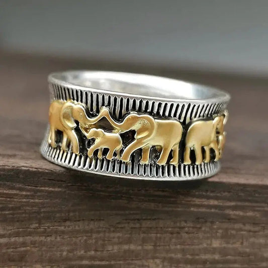 Arinya – Anillo Protector en Tonos Dorados