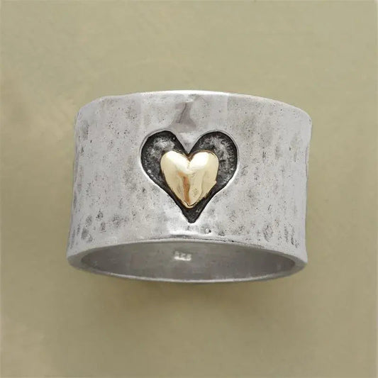 Alina – Anillo vintage con corazón