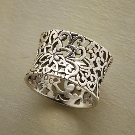 Bea – Anillo Vintage Plata Hueco