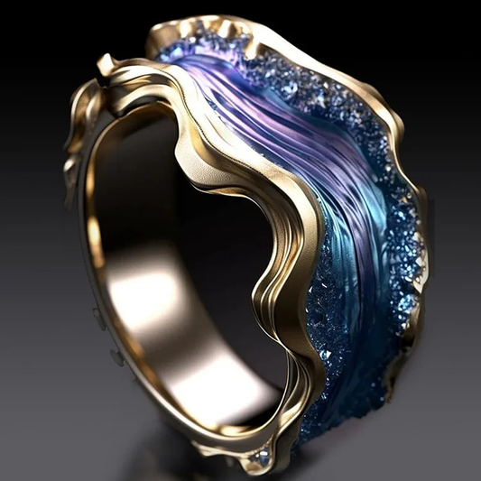 Nerina – Anillo Costa Dorada Inspirado en el Mar