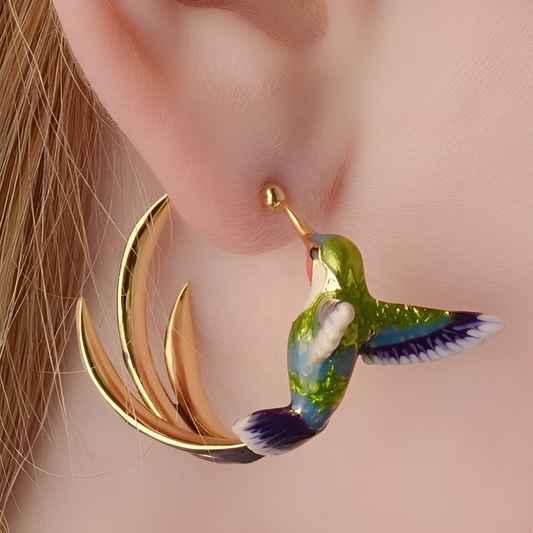 Wendy – Criollas Colibrí Esmaltadas Vintage