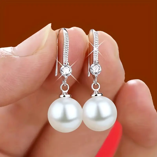 Aileen – Pendientes Perlas Gota Doradas