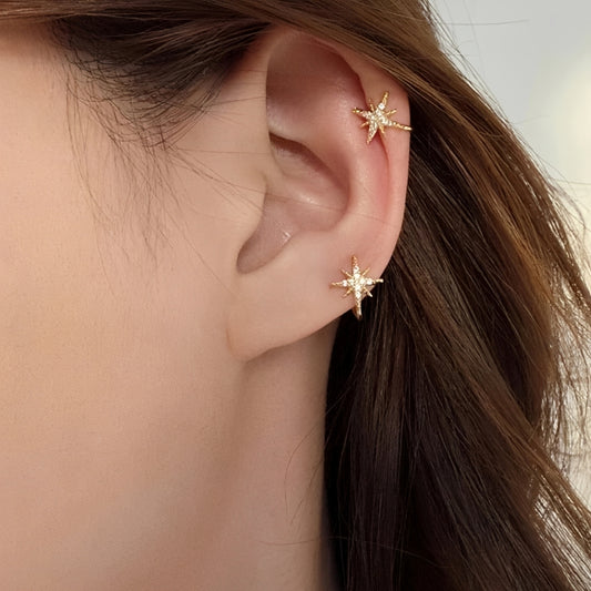 Lena – Pendientes Estrella Delicados