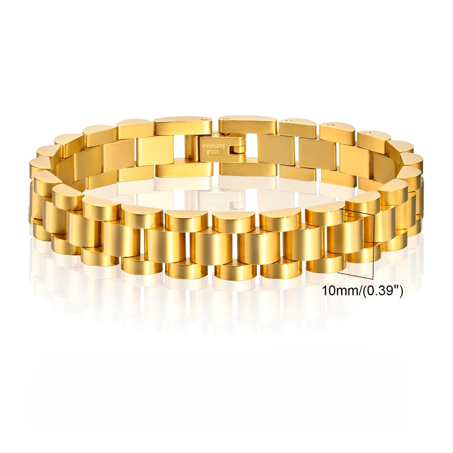 Emma – Pulsera de Cadena Dorada