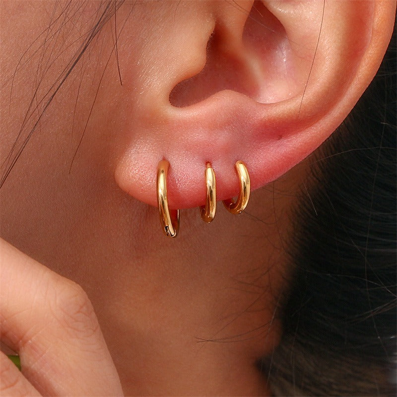 Aria – Aro Ear Cuff Dorado Minimalista