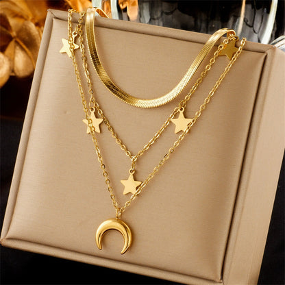 Naomi – Collar Triple Capa Elegante