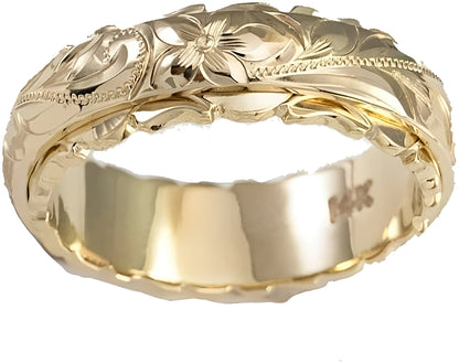 Melanie – Anillo Vintage con Flor Dorada