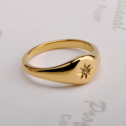 Eve – Anillo Estrella 3D con Estilo Elegante