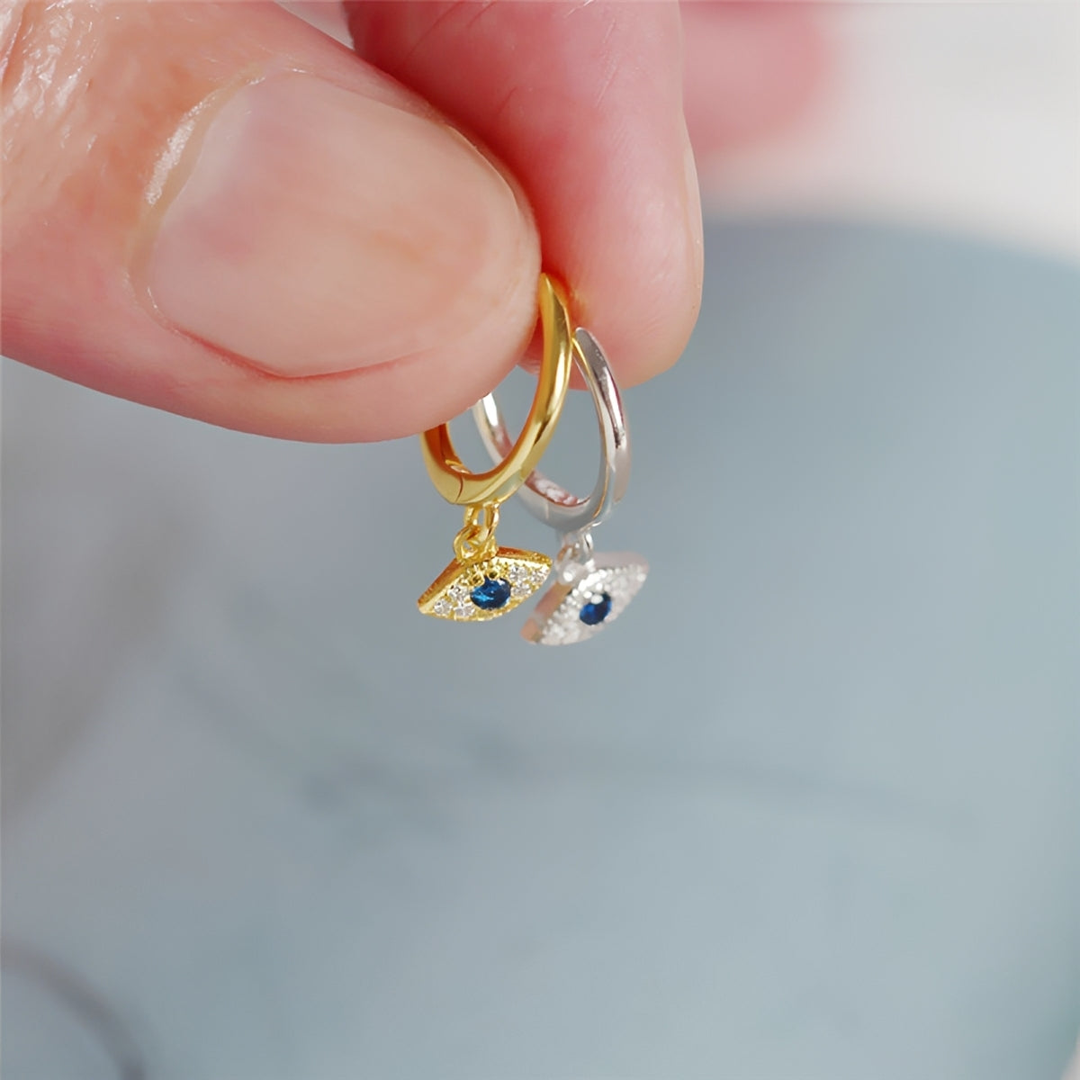 Lara – Pendientes Ojo Turco Chic