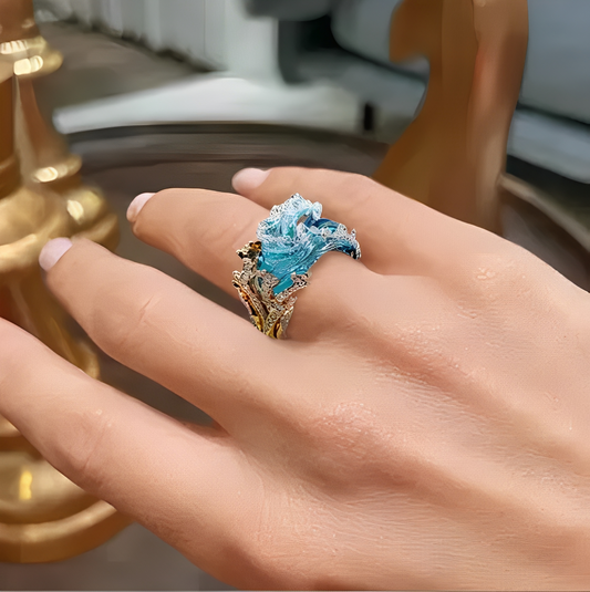 Moana – Anillo Dorado Inspirado del Océano