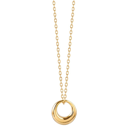 Tahlia – Collar Círculo Geométrico