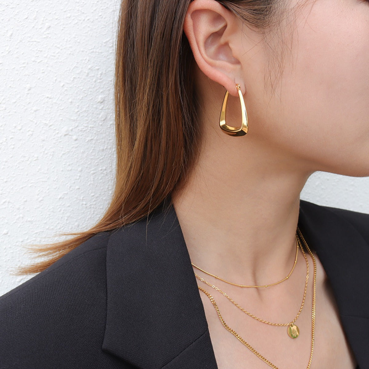 Mel – Pendientes Bold Edge Chic