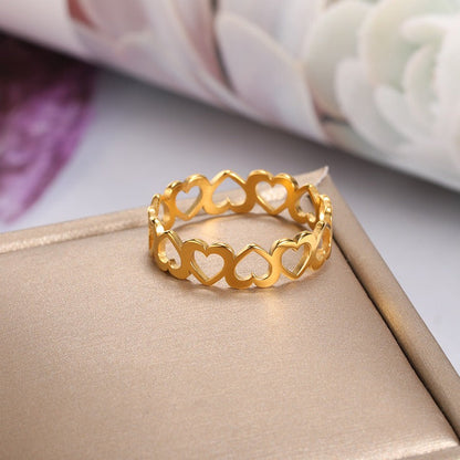 Serena – Anillo Corazones Unidos Elegante